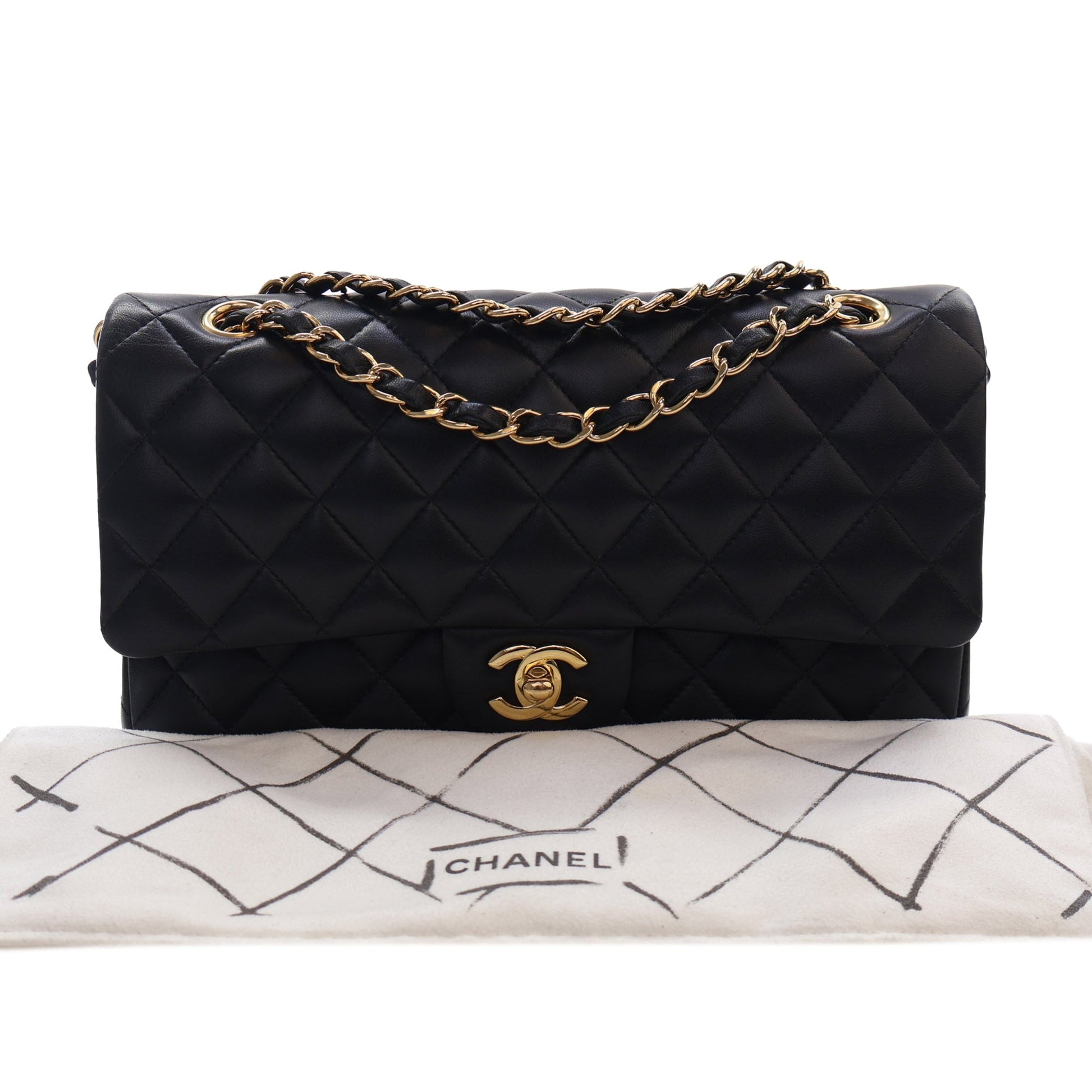 Chanel Medium Classic Lambskin Double Flap