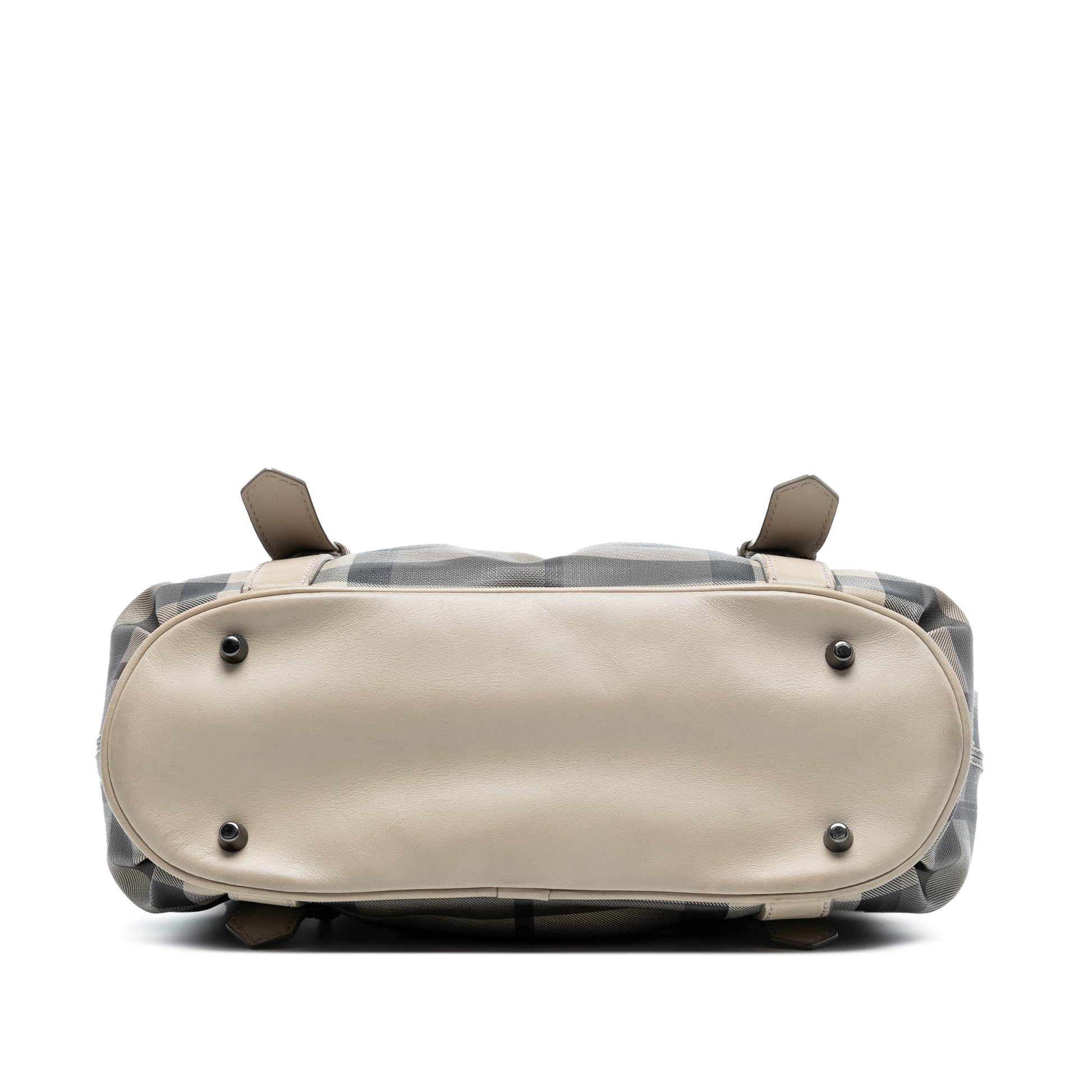Burberry Small Smoke Check Coated Canvas Northfield Satchel
