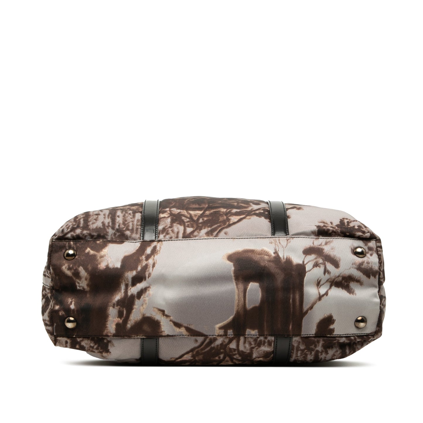 Prada Tessuto New York Street Templi Print Convertible Tote