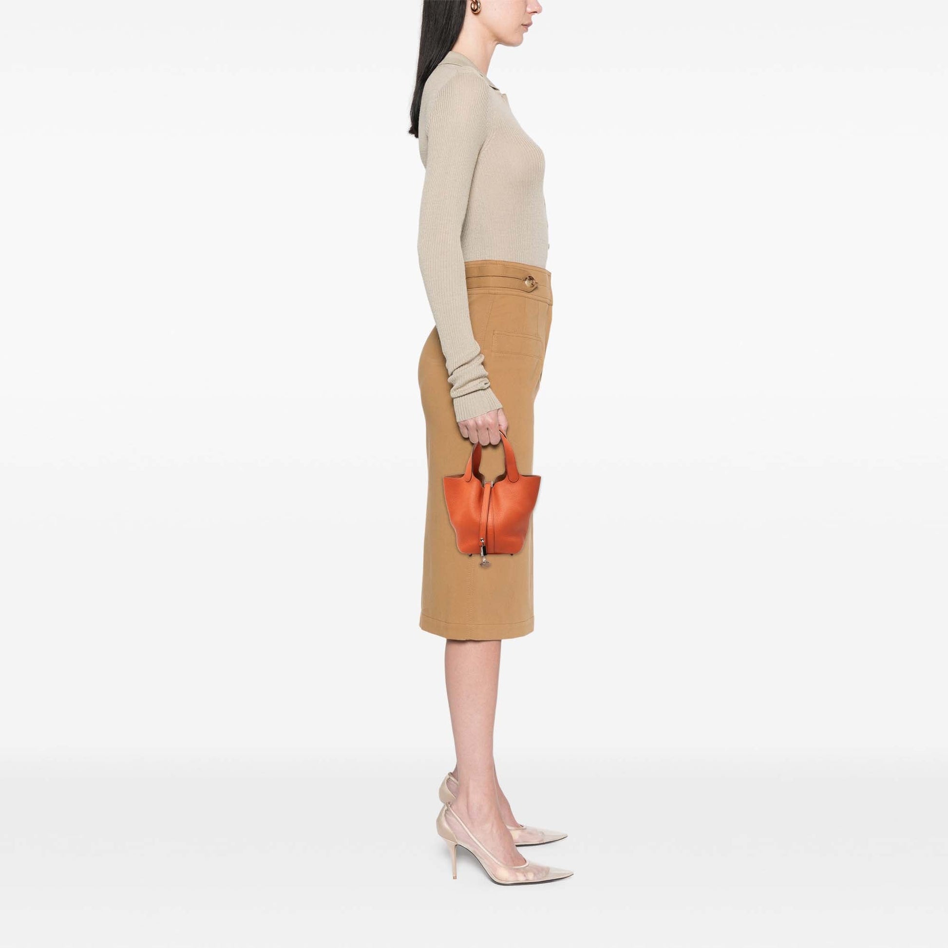 Hermès Clemence Picotin Lock 18