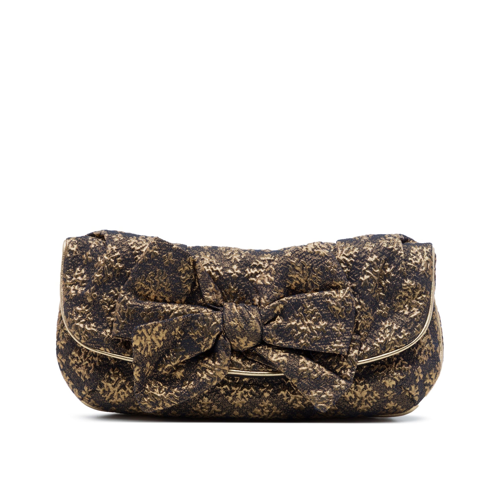 Miu Miu Lurex Bow Clutch