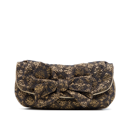 Miu Miu Lurex Bow Clutch