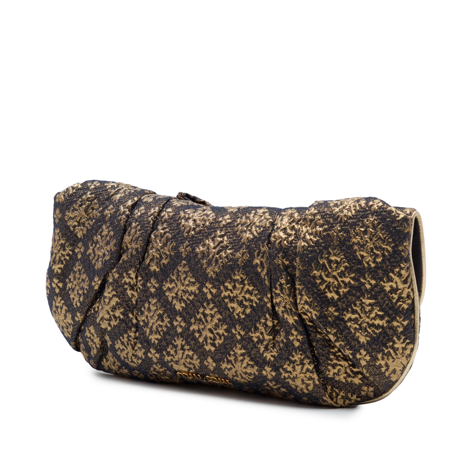 Miu Miu Lurex Bow Clutch