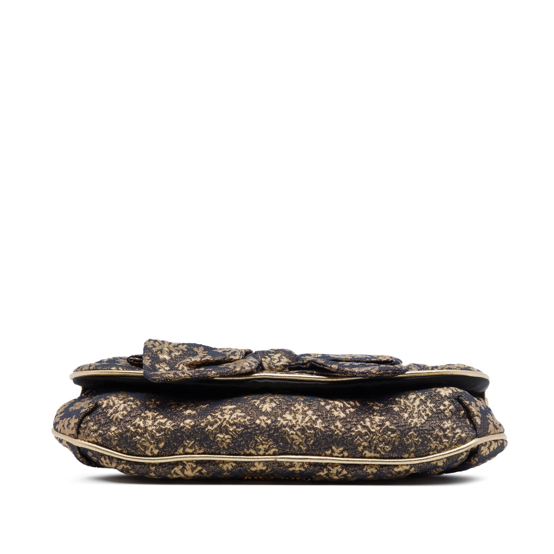 Miu Miu Lurex Bow Clutch