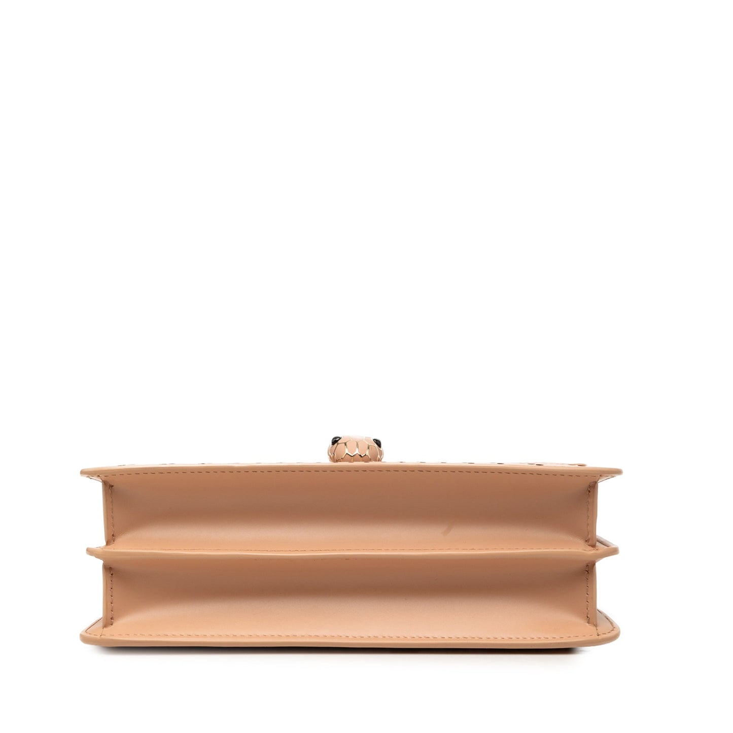 Bvlgari Medium Laser Cut Calfskin Diamond Blast Sunshine Serpenti Forever Shoulder Bag
