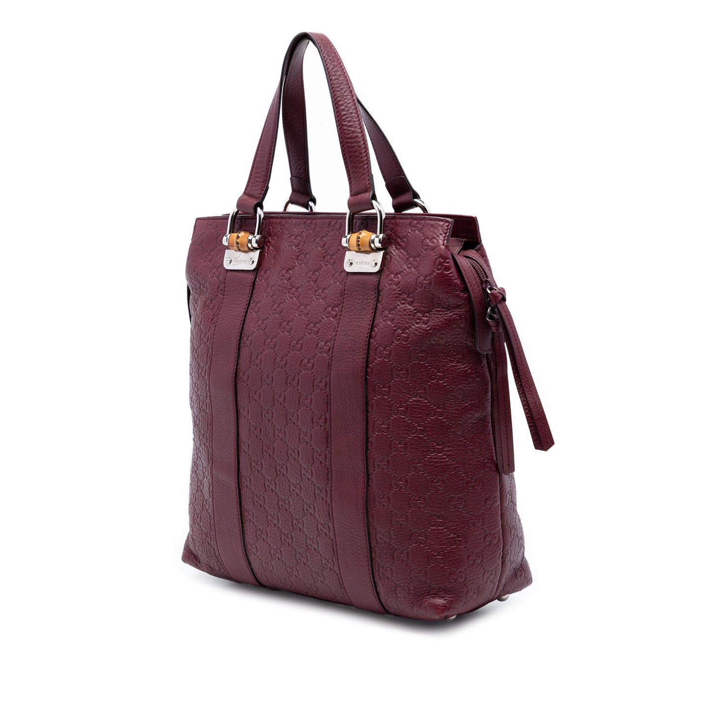 Gucci Guccissima Tender Bamboo Bar Tote