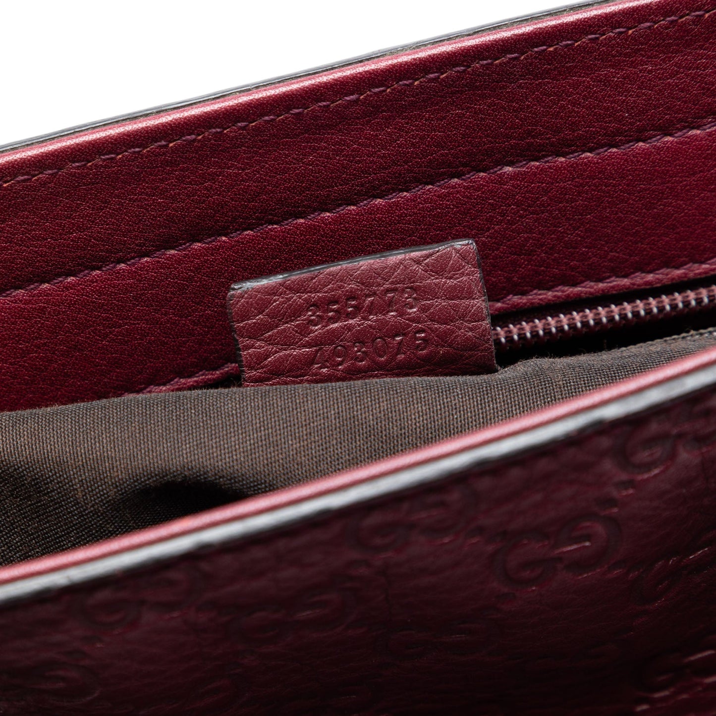 Gucci Guccissima Tender Bamboo Bar Tote