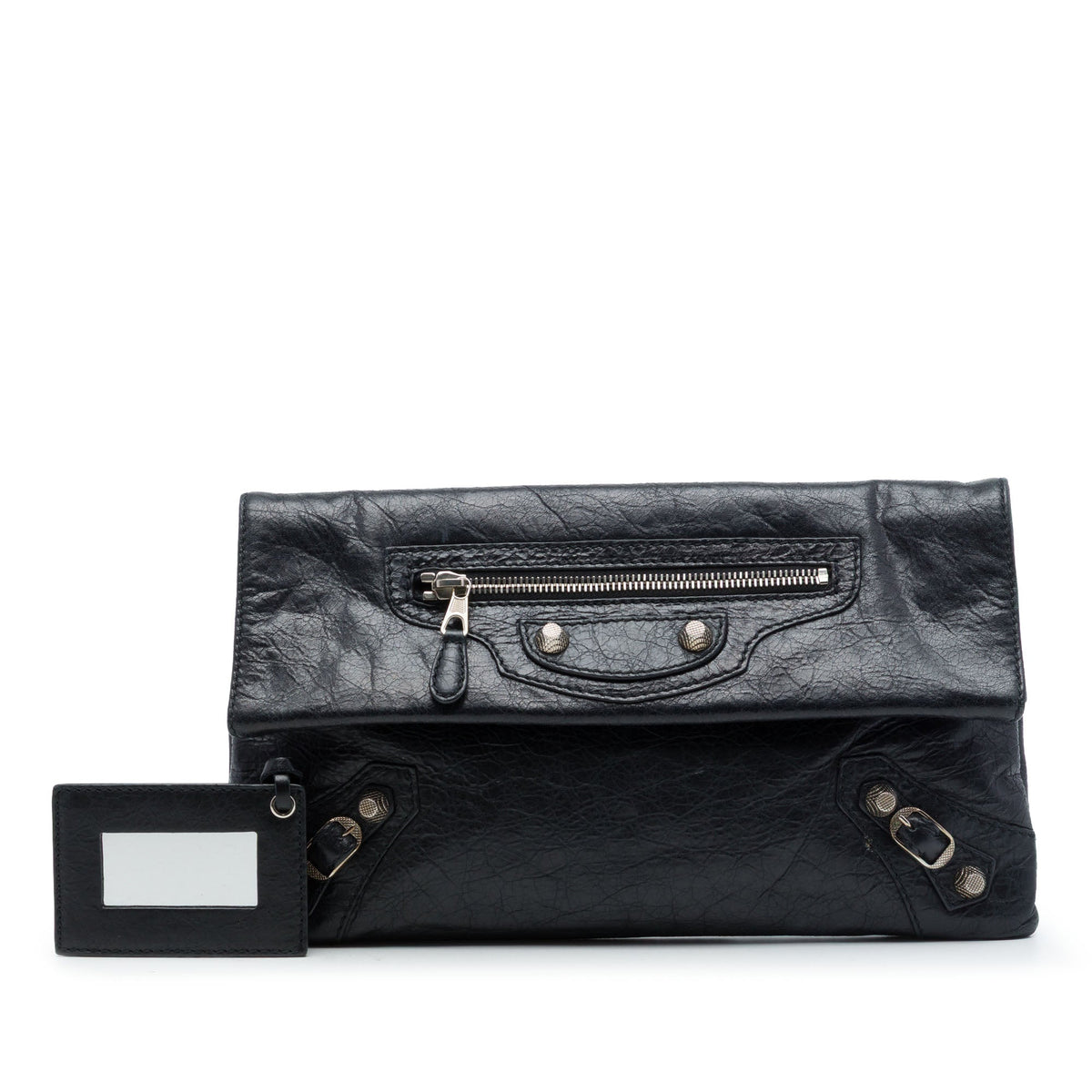 Balenciaga Lambskin Motocross Giant 12 Envelope Clutch
