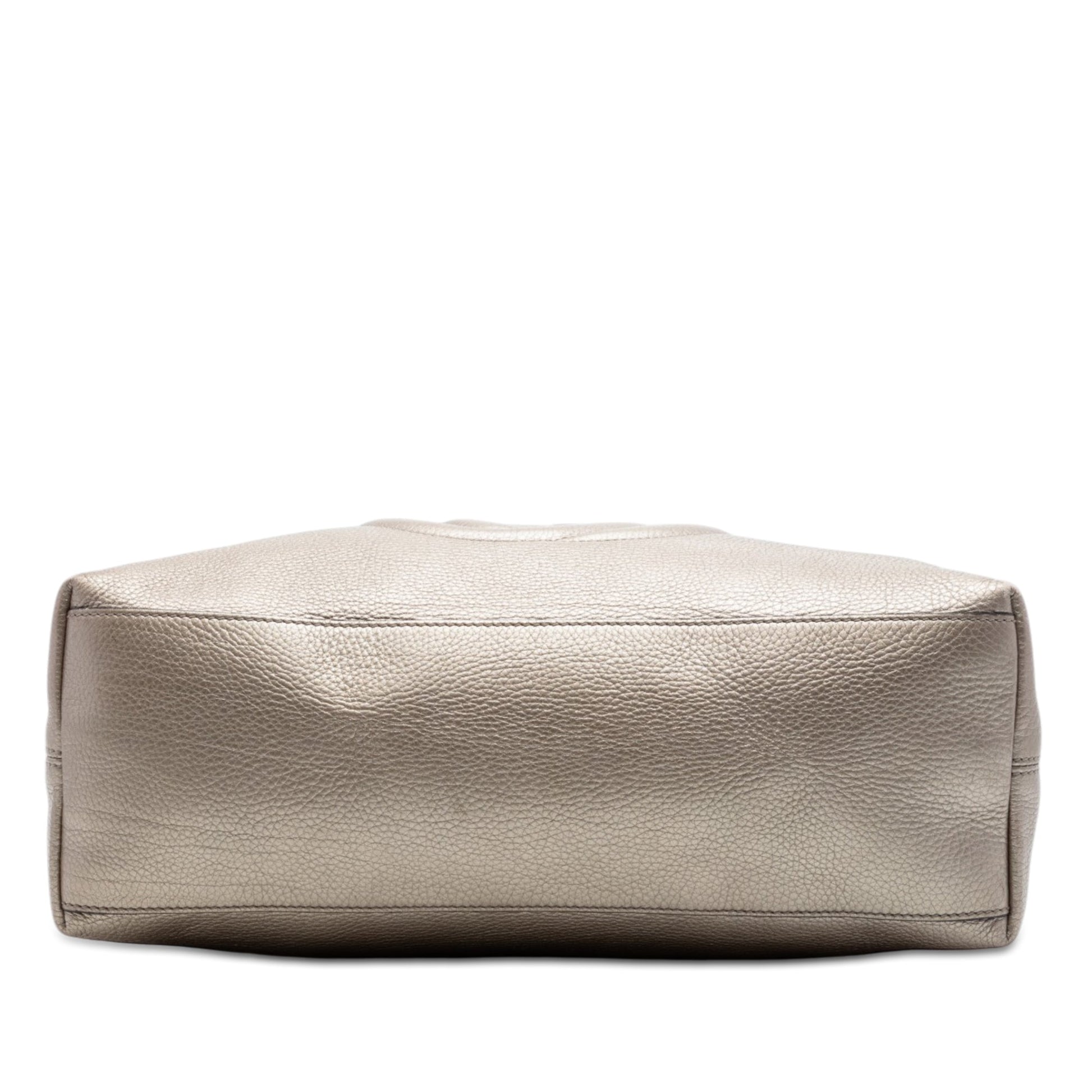 Gucci Medium Metallic Calfskin Soho Chain Tote