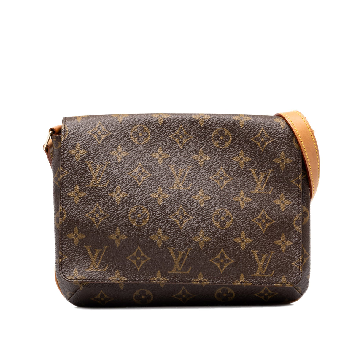 Louis Vuitton Monogram Musette Tango Short Strap — Brown