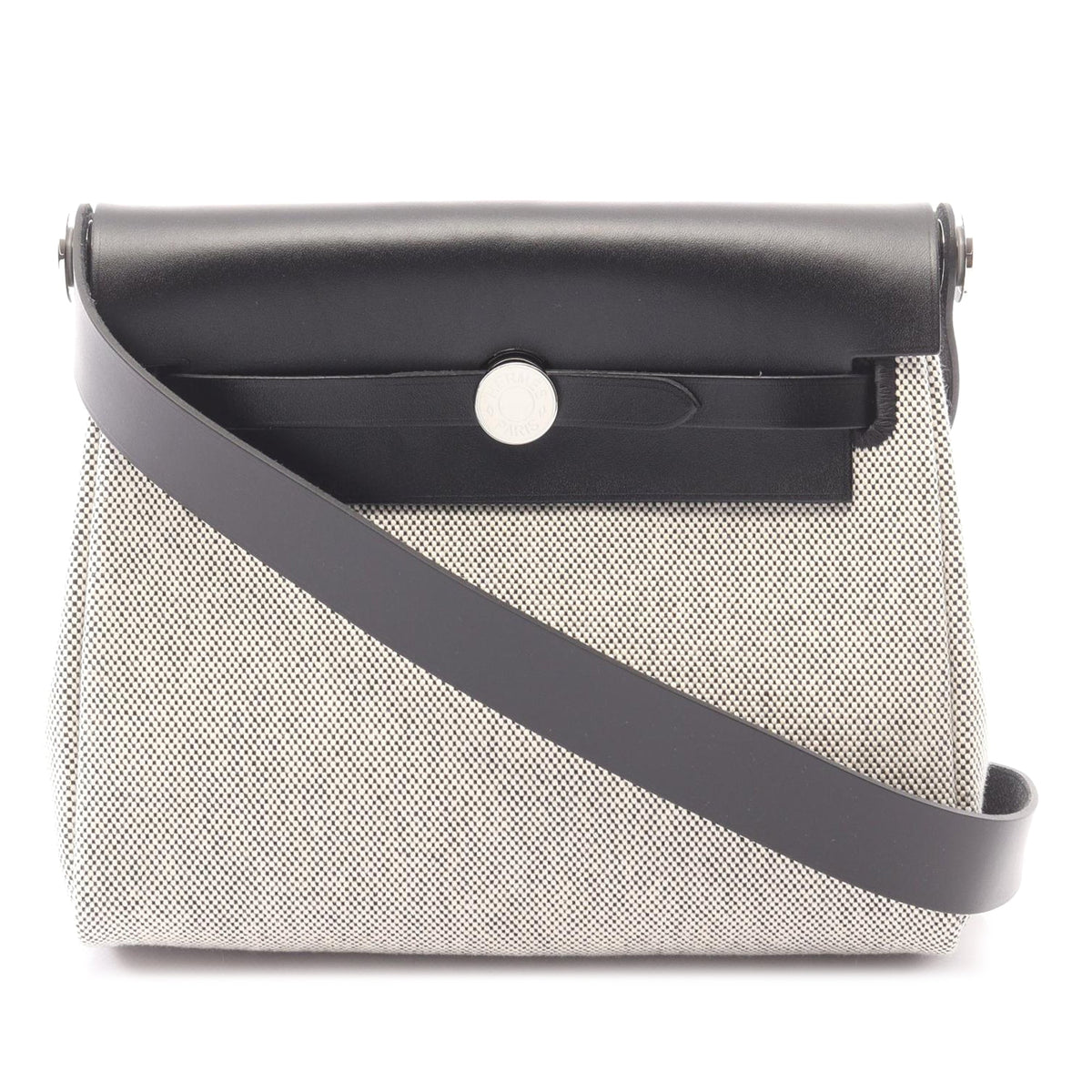 Hermès Military Toile and Vache Hunter Herbag Zip 20