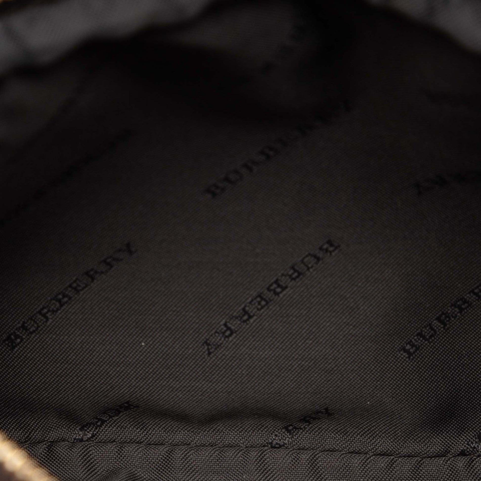 Burberry Haymarket Check Coated Canvas Adeline Fold over Clutch