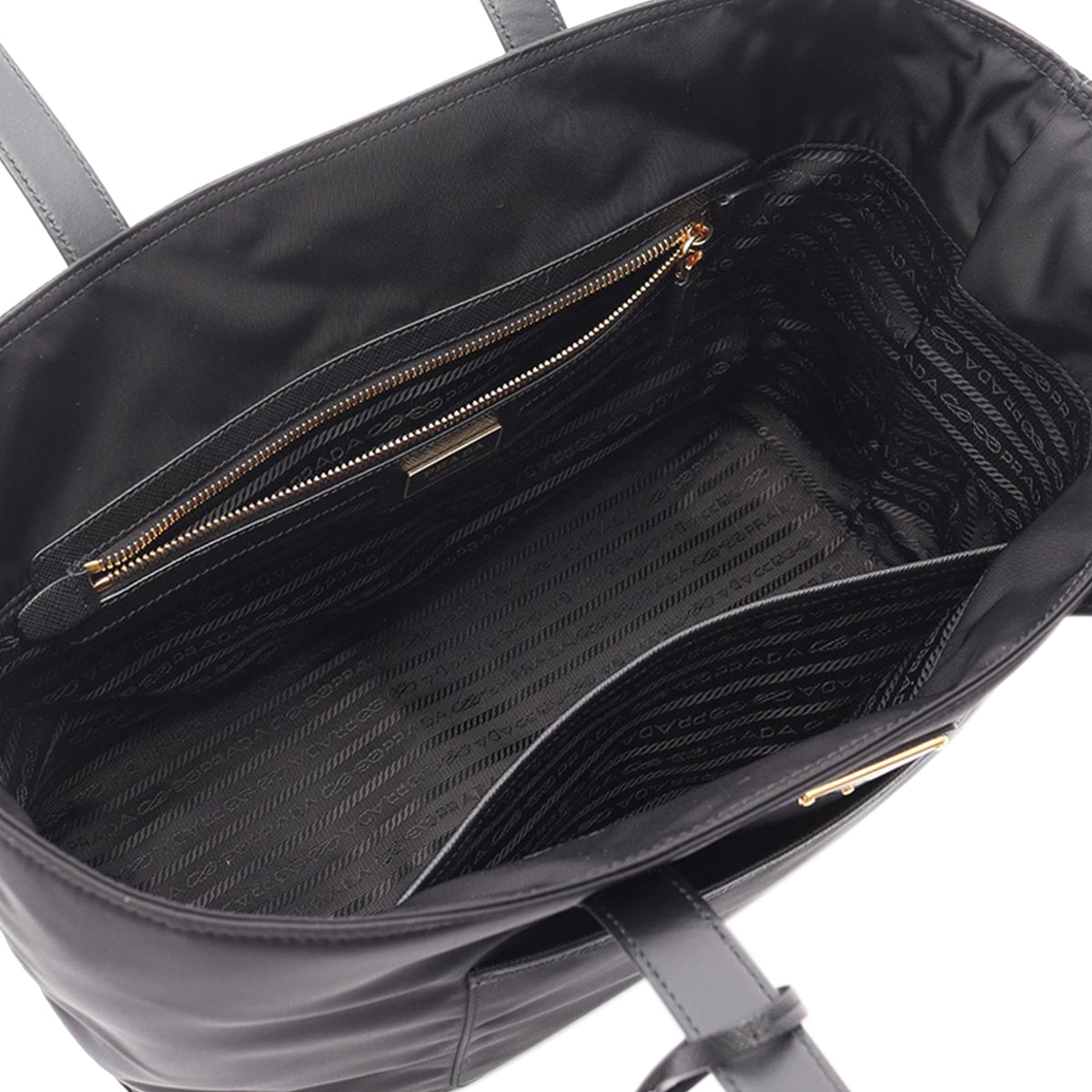 Prada Saffiano Trimmed Re Nylon Re Edition 1978 Tote Bag