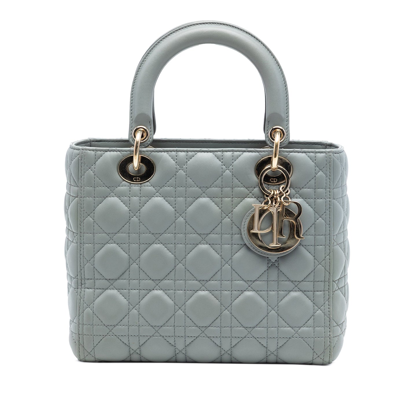 Dior Medium Lambskin Cannage Lady Dior