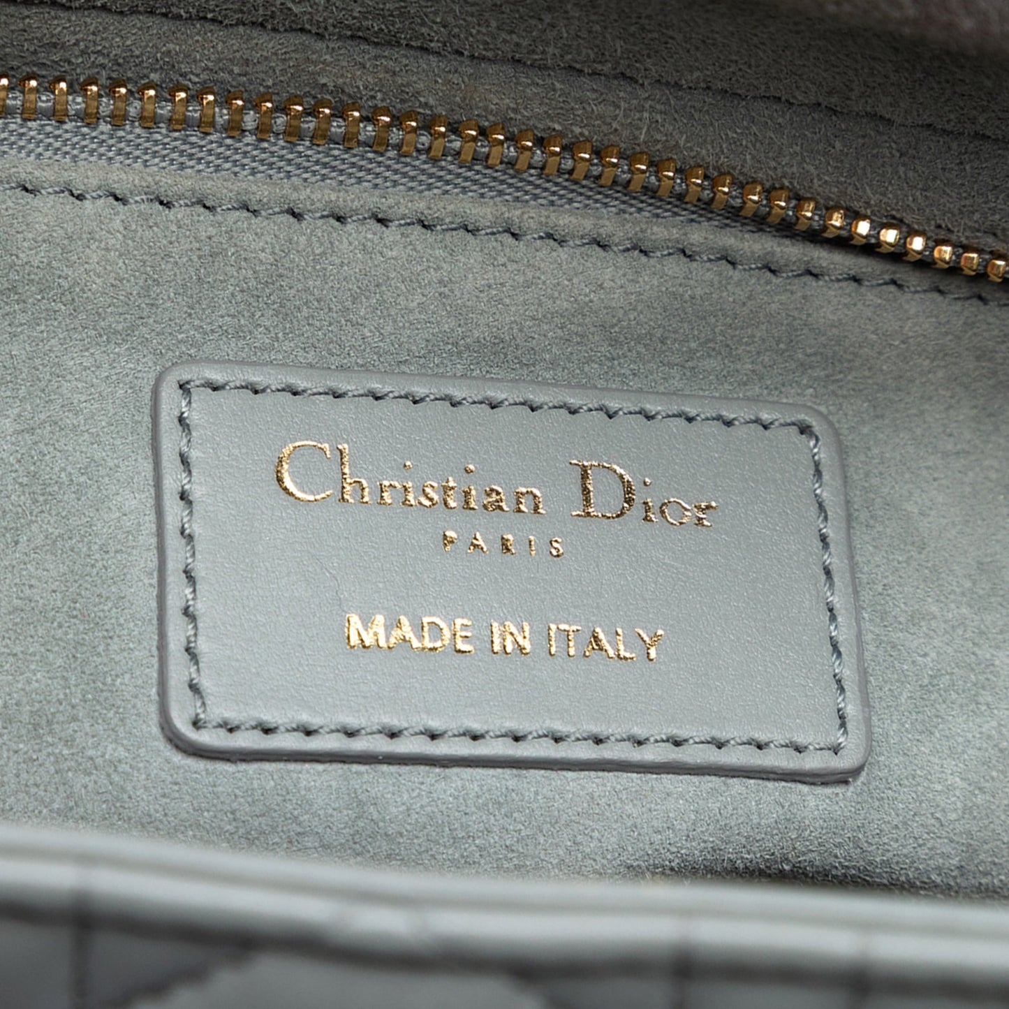 Dior Medium Lambskin Cannage Lady Dior