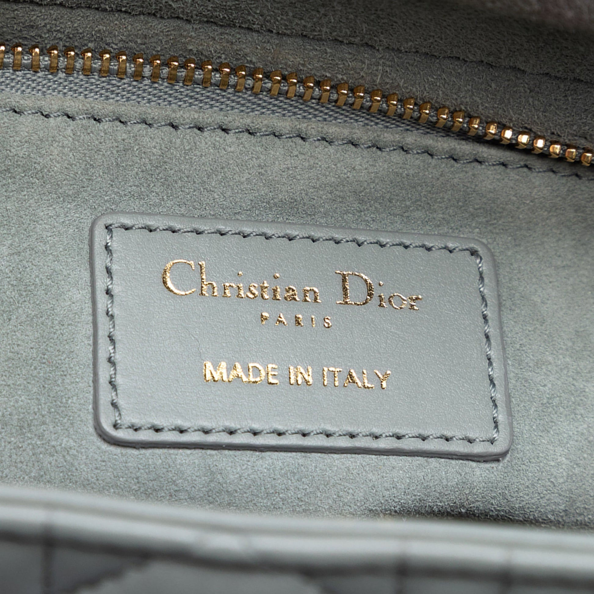 Dior Medium Lambskin Cannage Lady Dior