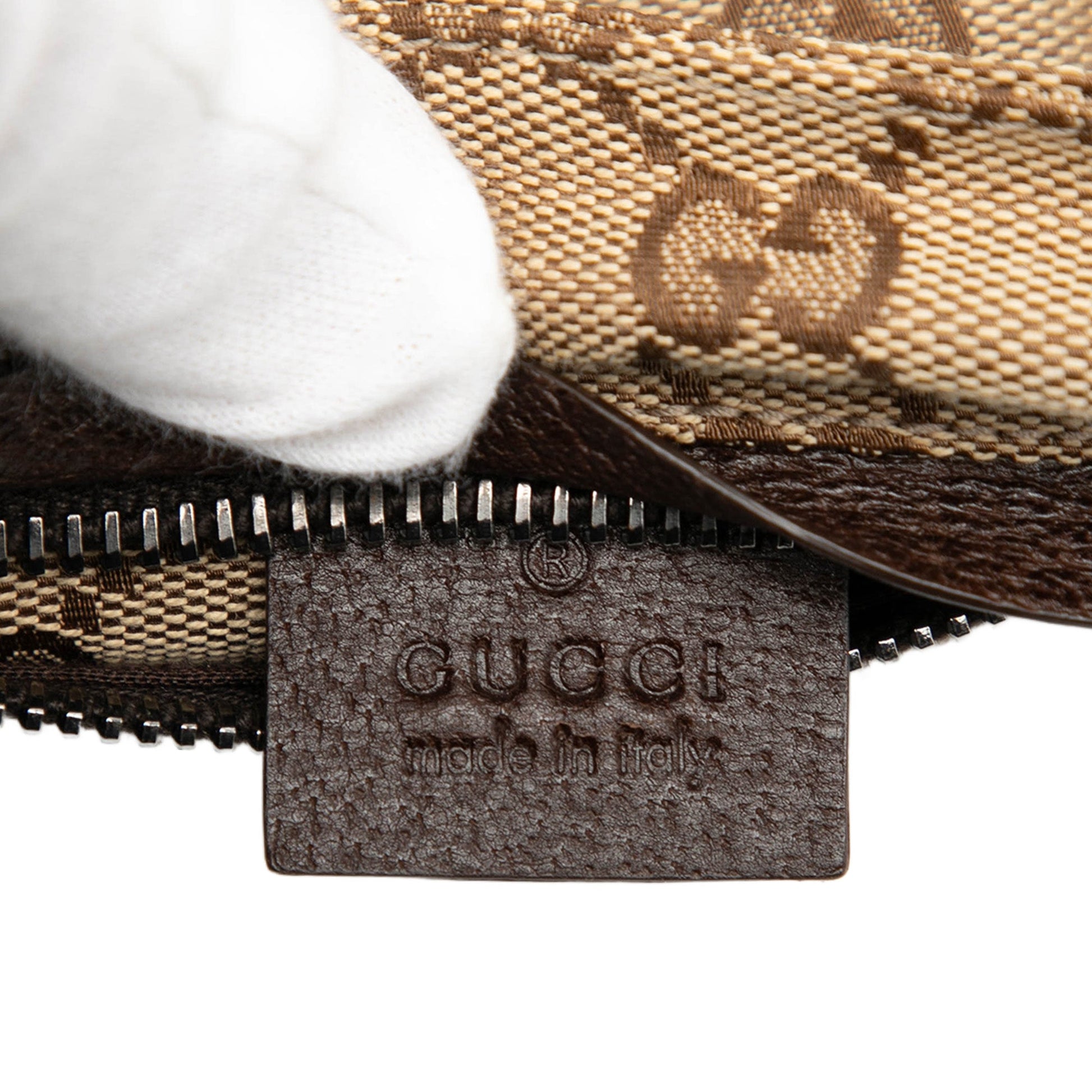 Gucci GG Canvas Web Double Pocket Belt Bag