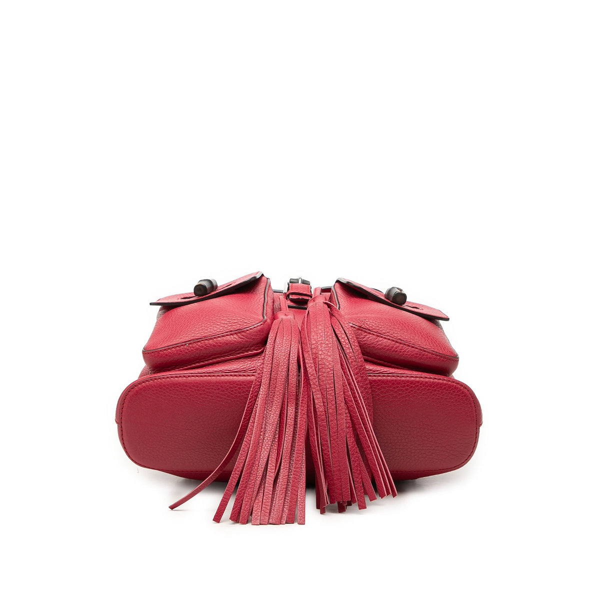 Gucci Large Calfskin Bamboo Tassel Drawstring Backpack