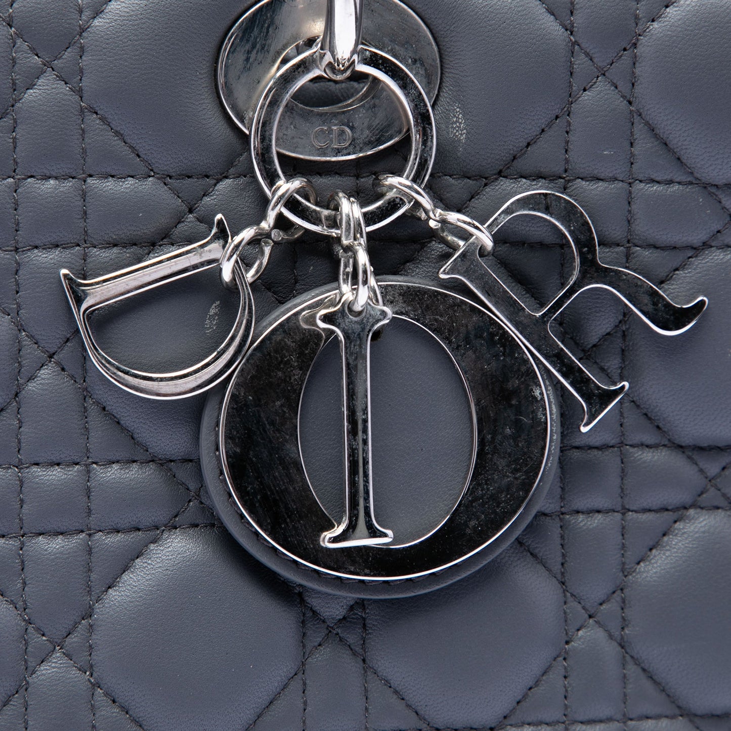 Dior Large Lambskin Cannage Lady Dior