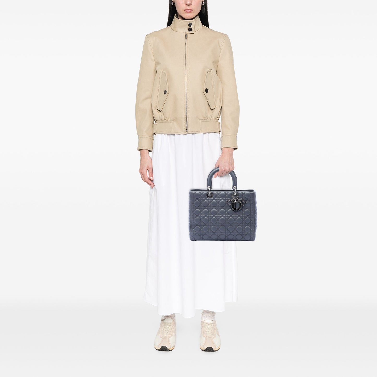 Dior Large Lambskin Cannage Lady Dior