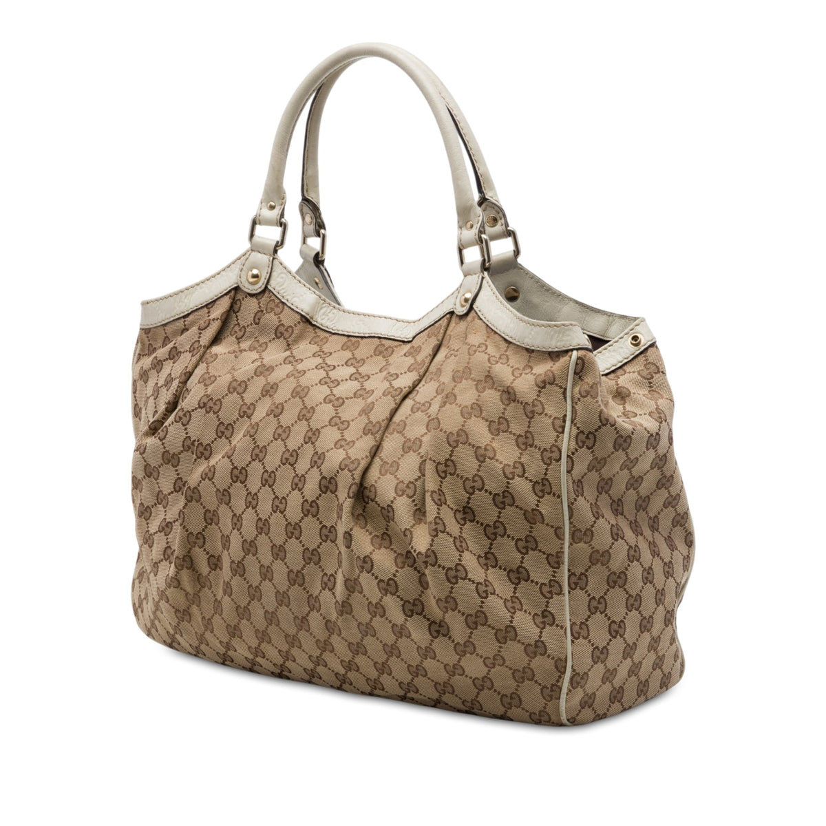 Gucci Large GG Canvas Sukey Tote