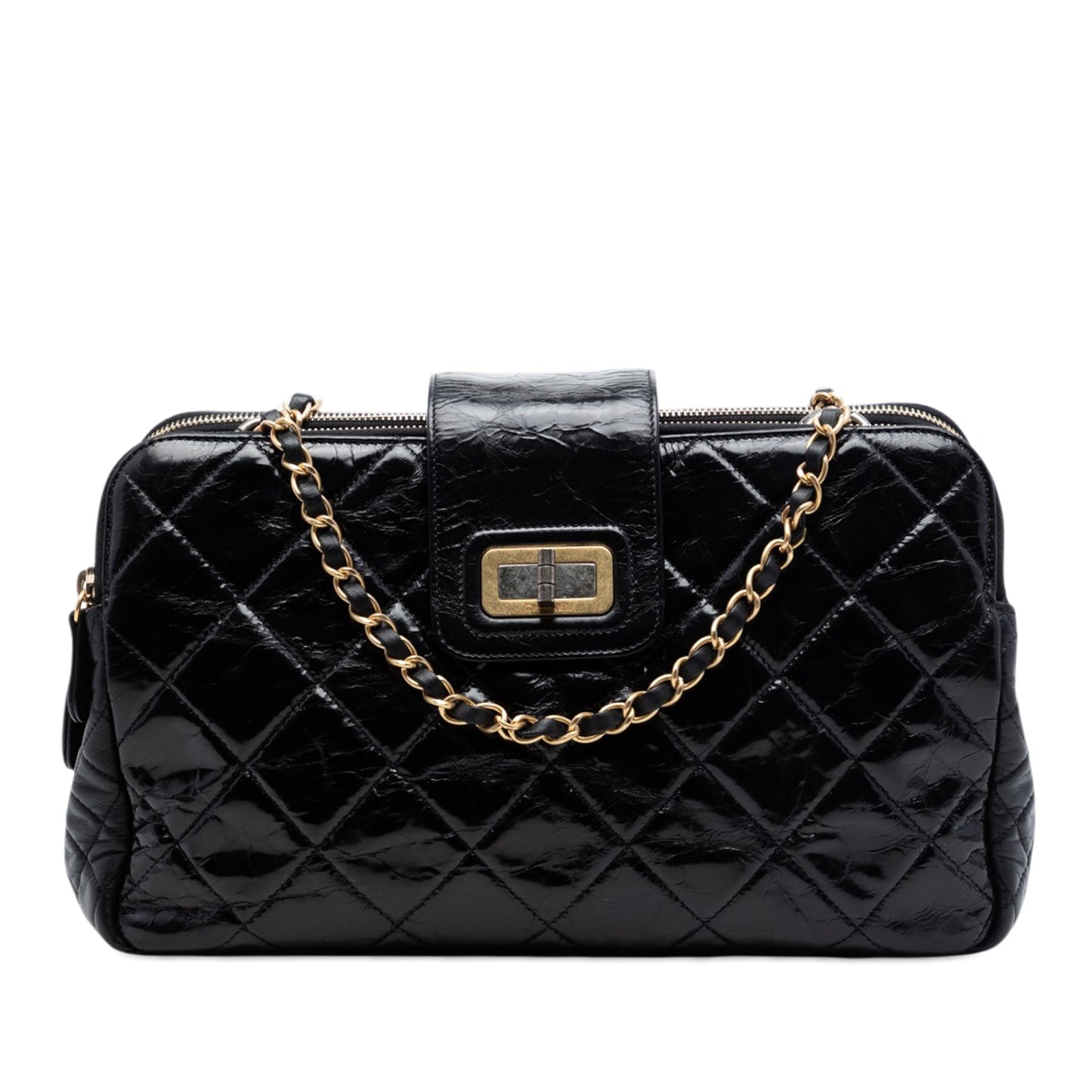 Chanel Quilted Glazed Calfskin Reissue Mademoiselle Accordion Tote