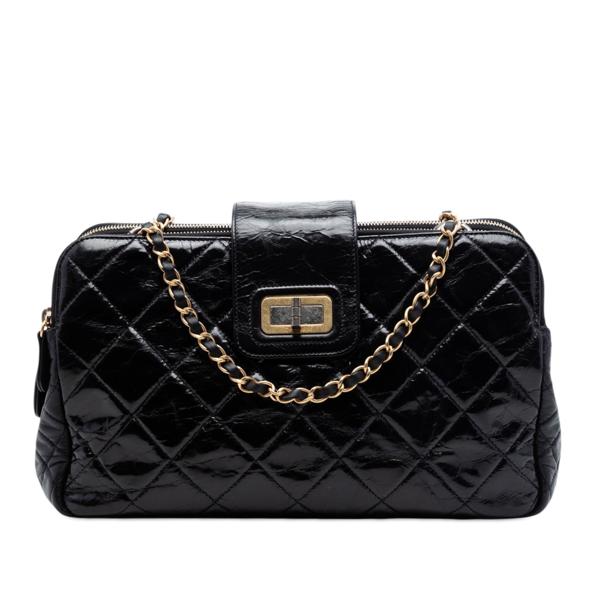 Chanel Quilted Glazed Calfskin Reissue Mademoiselle Accordion Tote