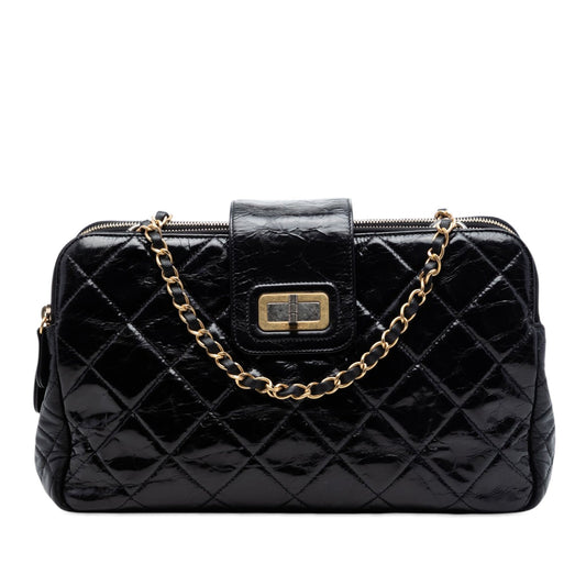 Chanel Quilted Glazed Calfskin Reissue Mademoiselle Accordion Tote