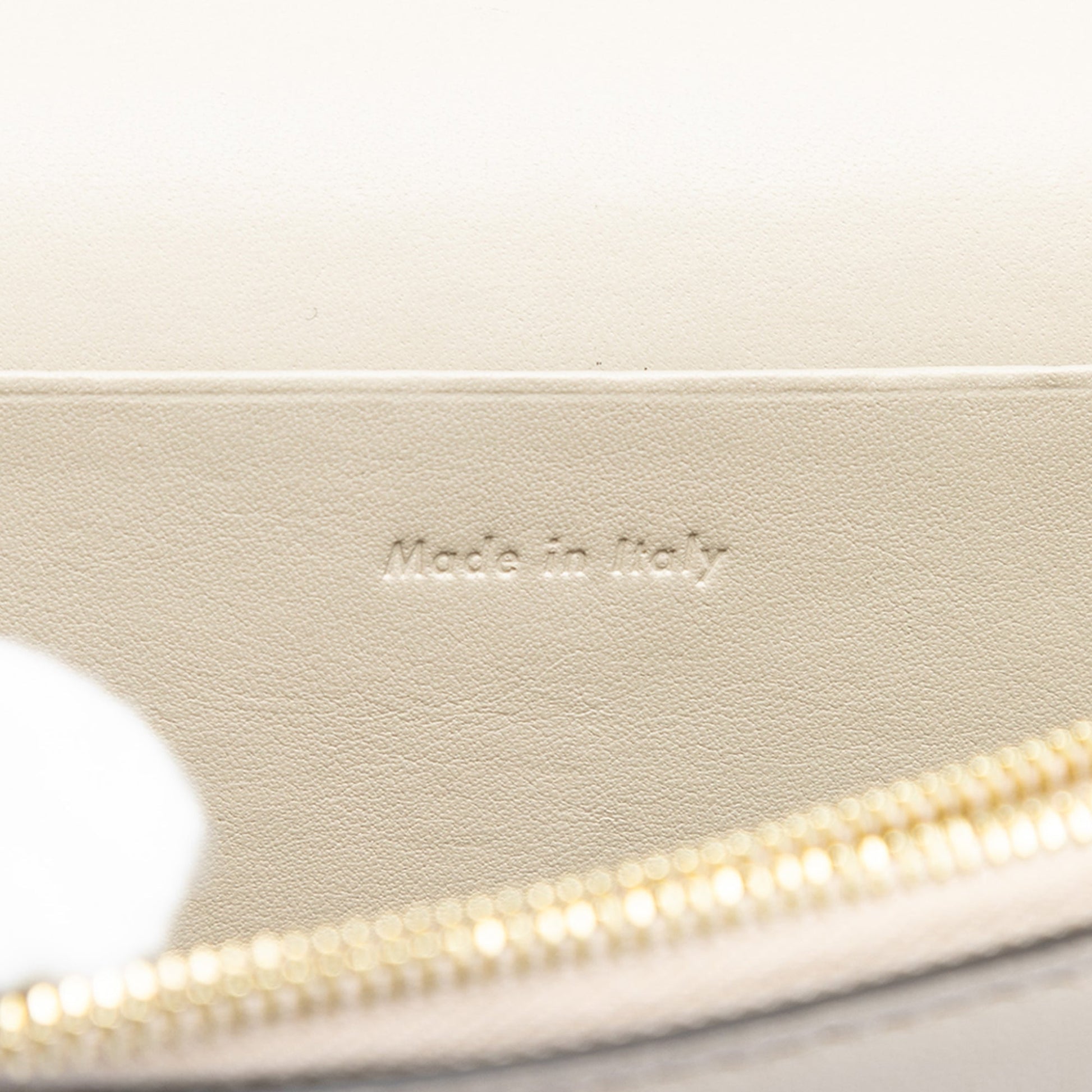 Celine Leather Frame Wallet on Chain