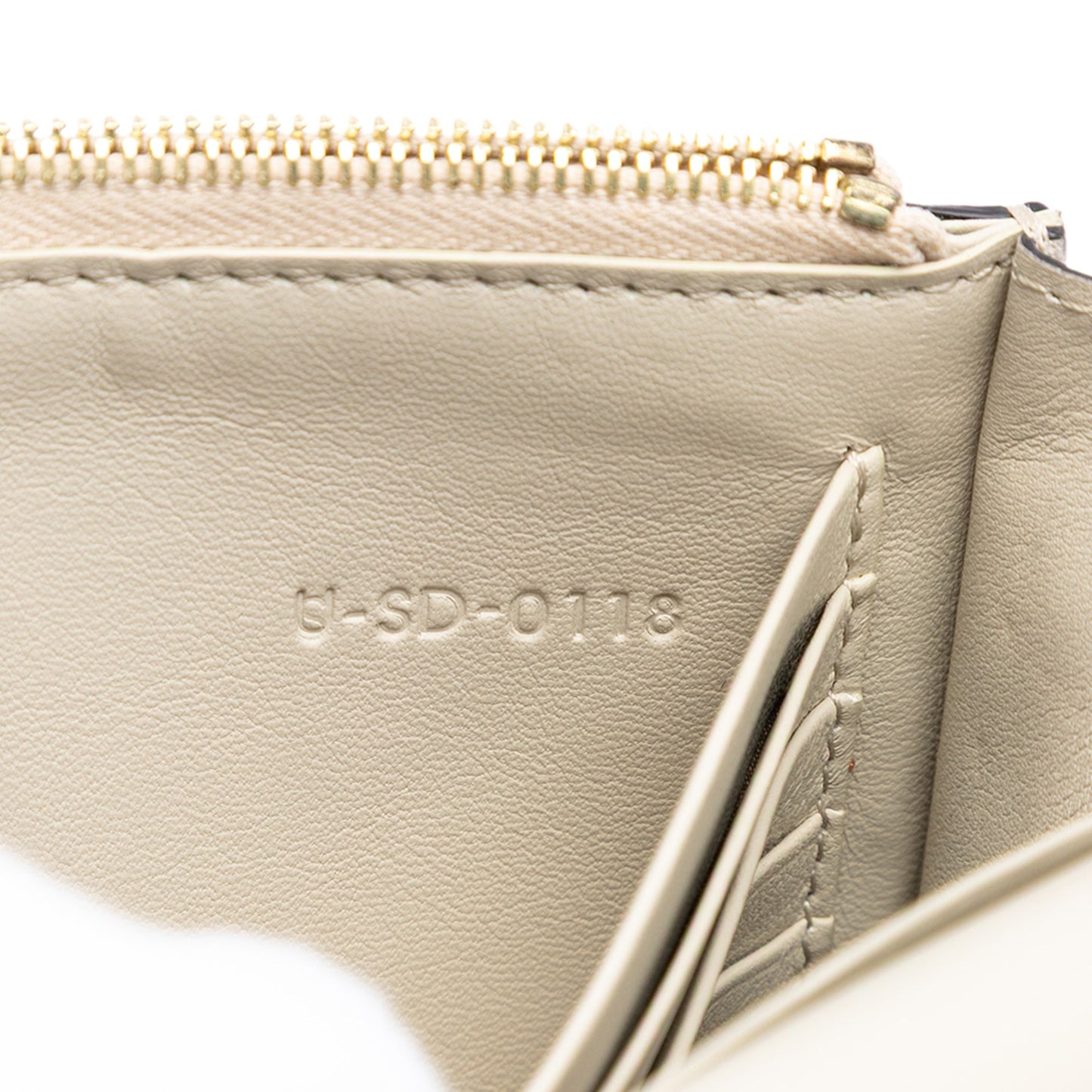 Celine Leather Frame Wallet on Chain