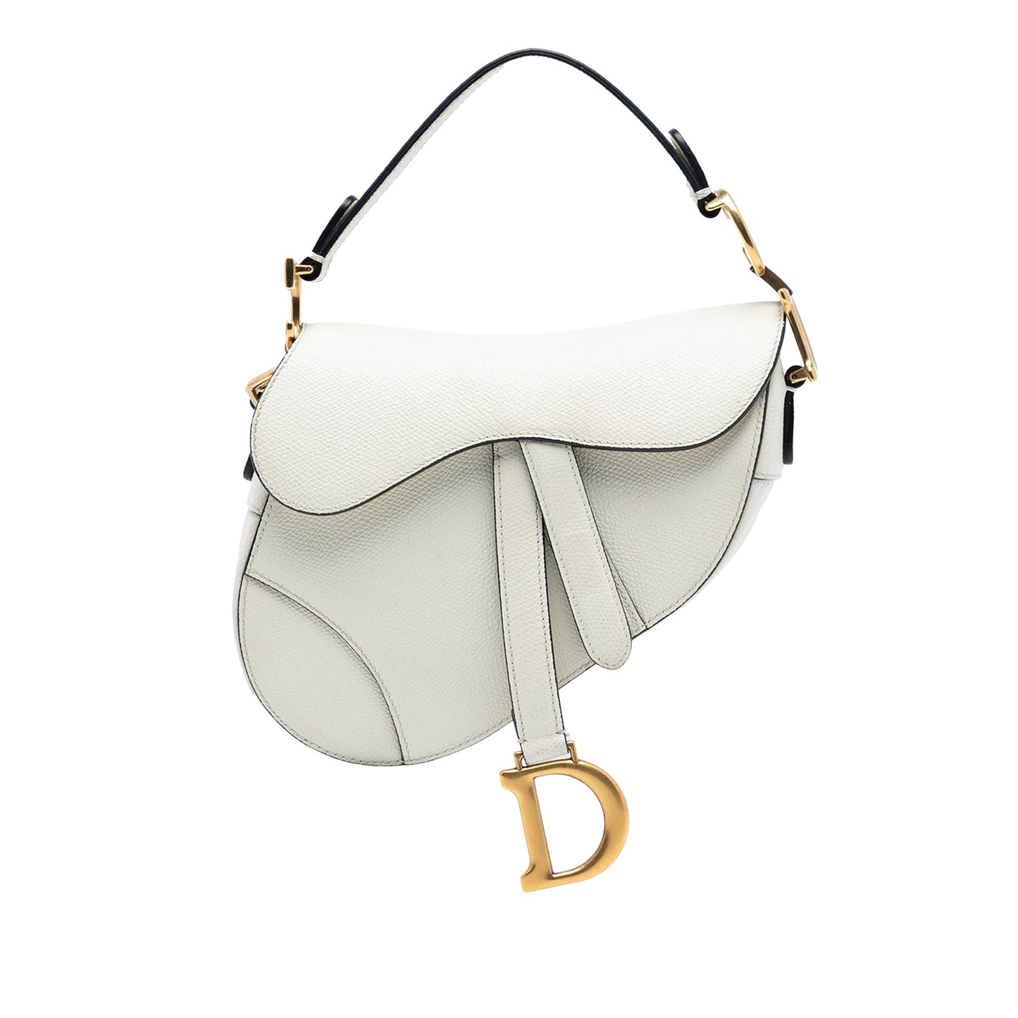 Dior Mini Grained Calfskin Saddle Bag