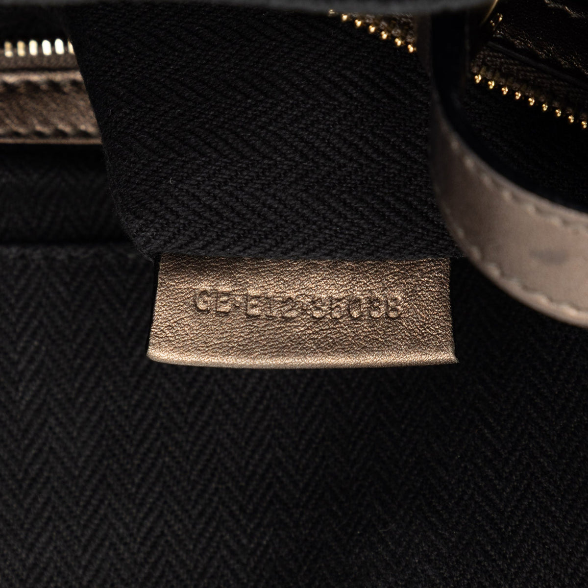 Bvlgari Metallic Leather Chandra Handbag