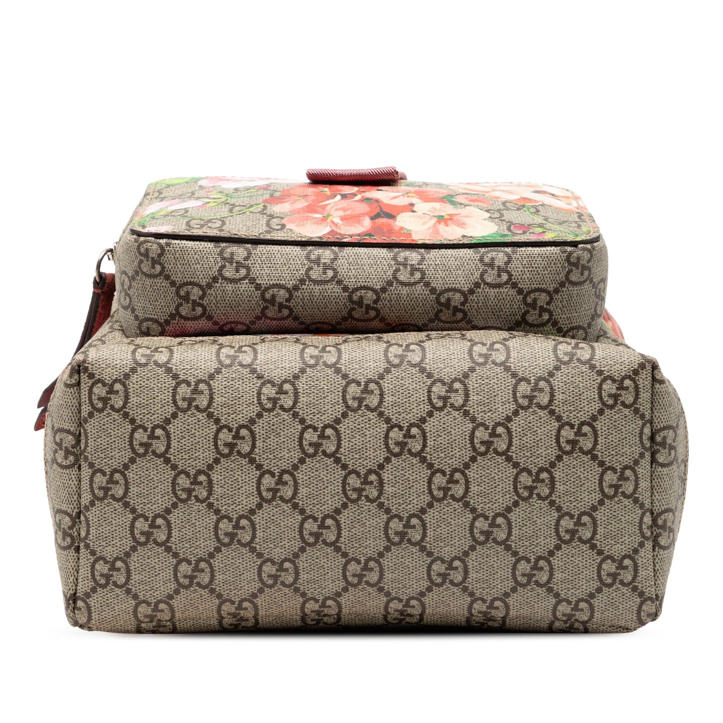 Gucci Small GG Supreme Blooms Single Buckle Backpack