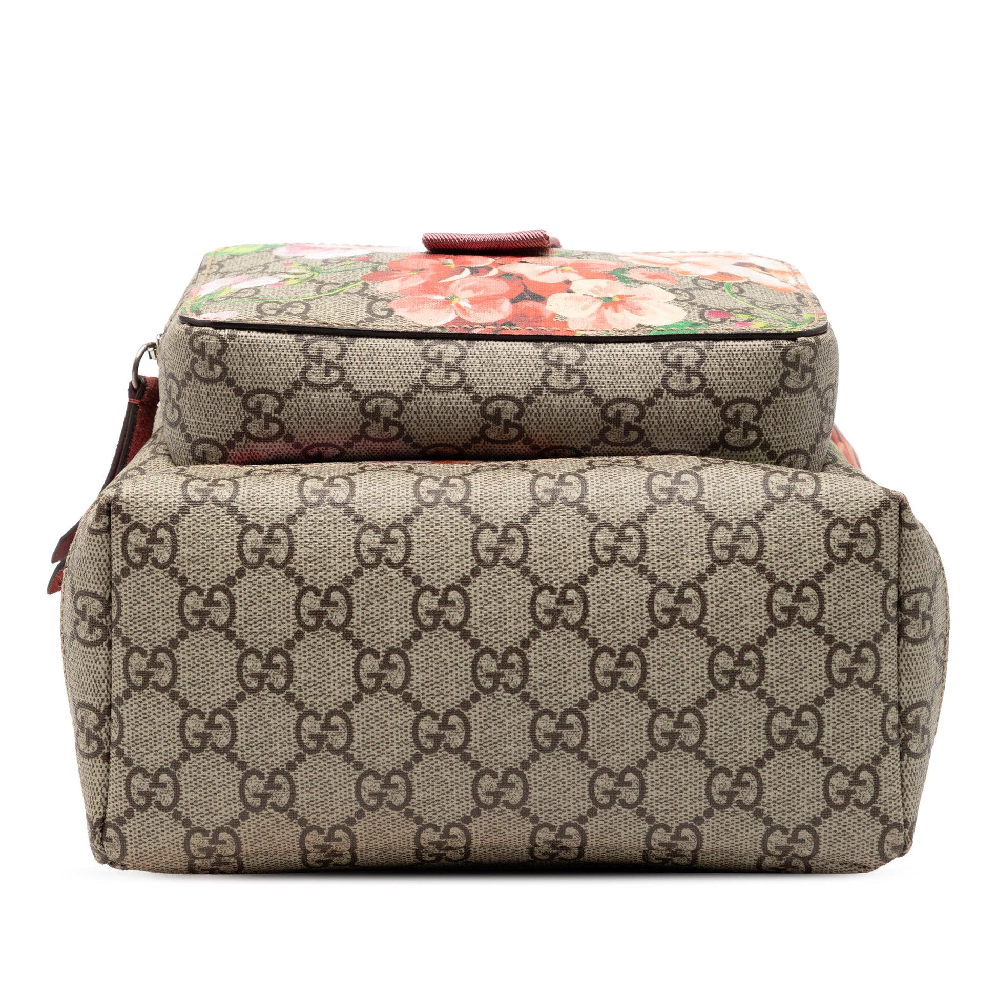 Gucci Small GG Supreme Blooms Single Buckle Backpack