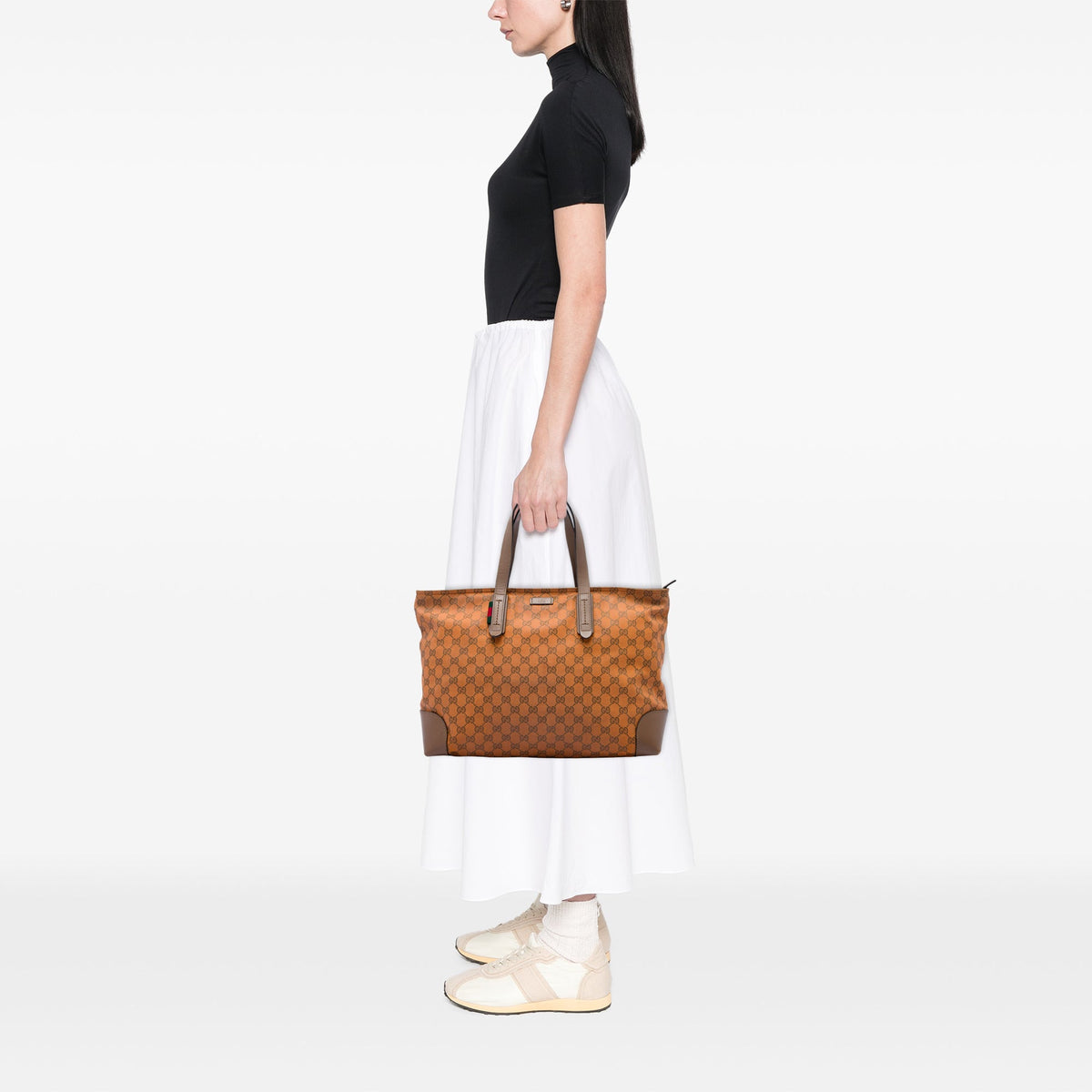 Gucci GG Canvas Web Tote