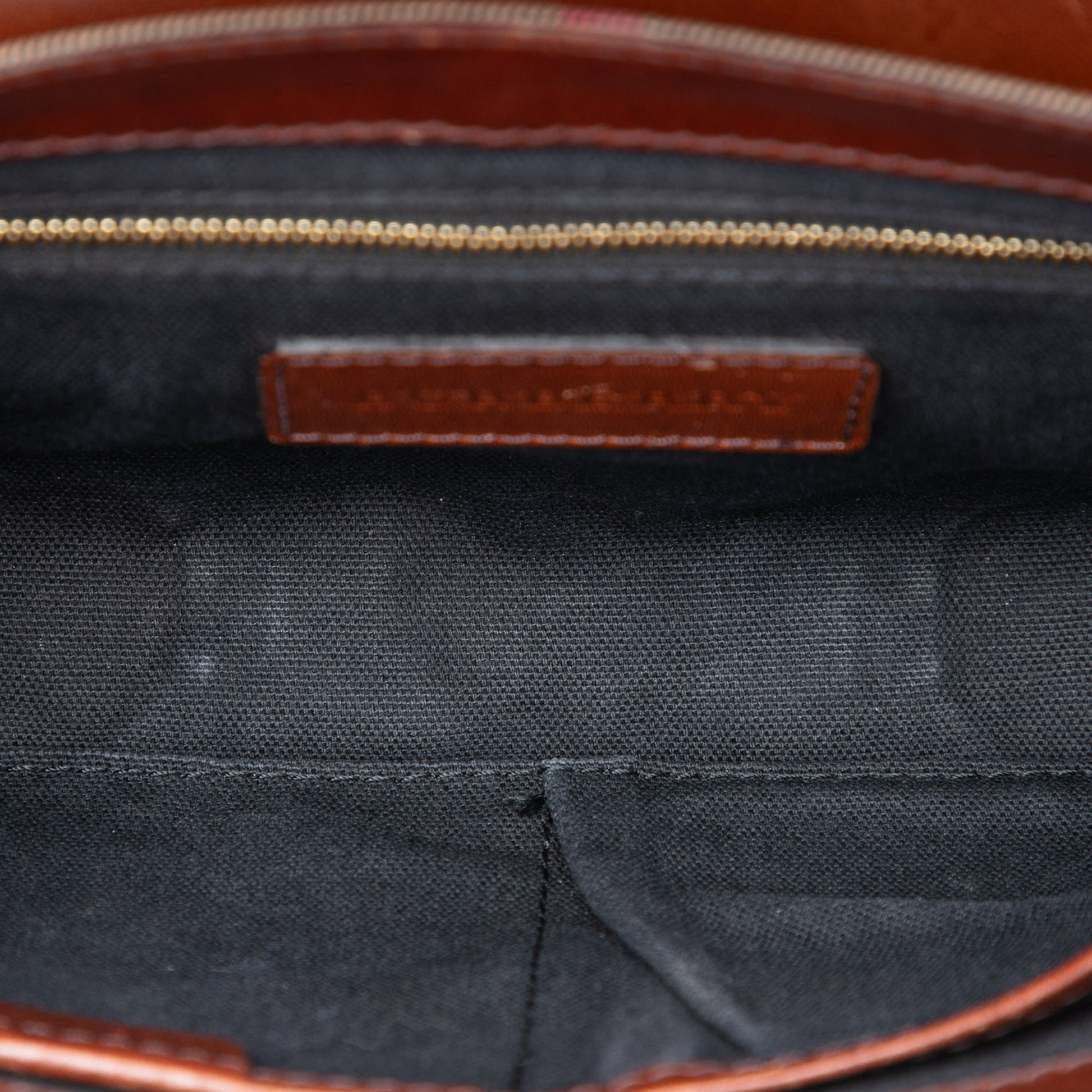 Burberry Leather and House Check Canvas Bridle Abbott Crossbody