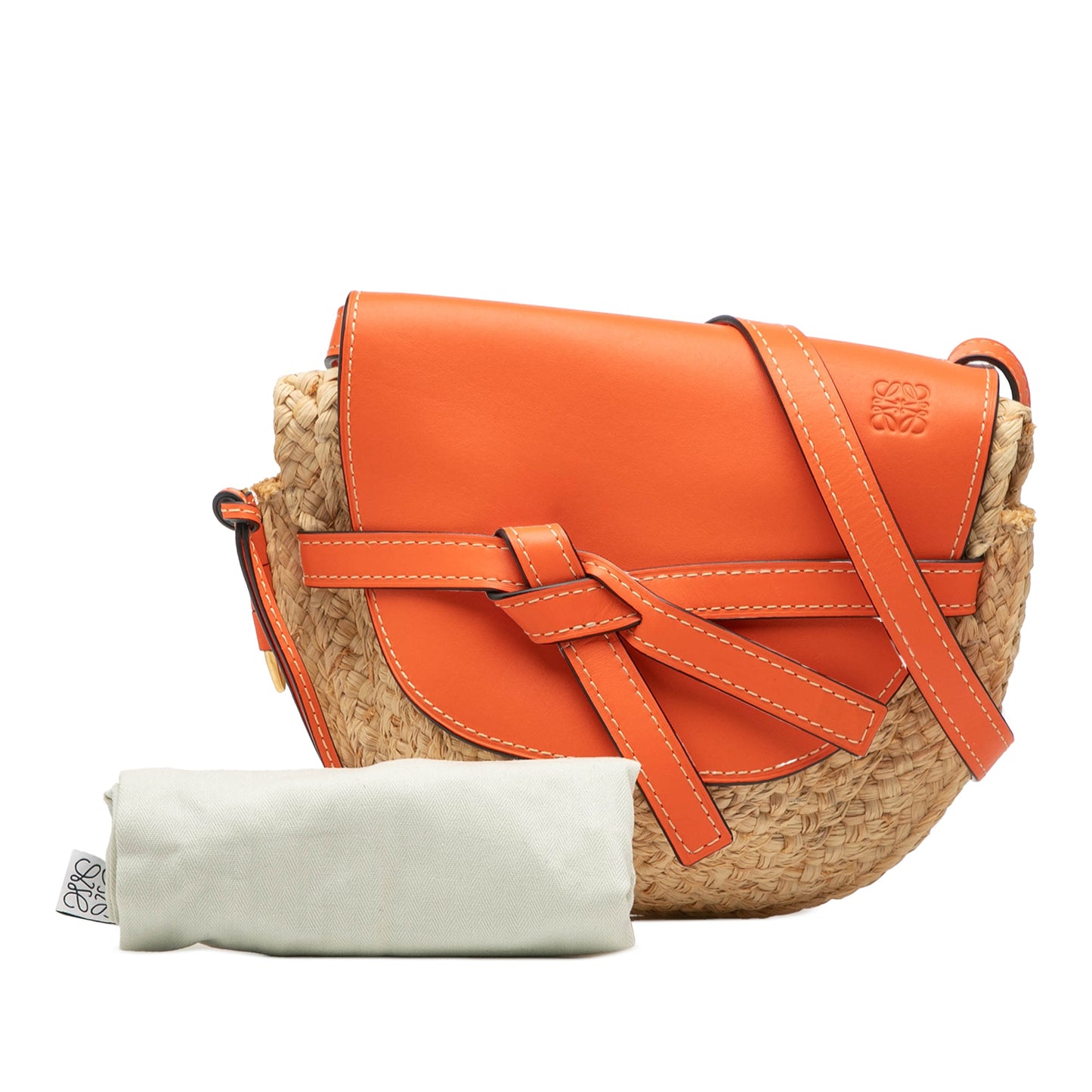 LOEWE Medium Raffia Gate Crossbody