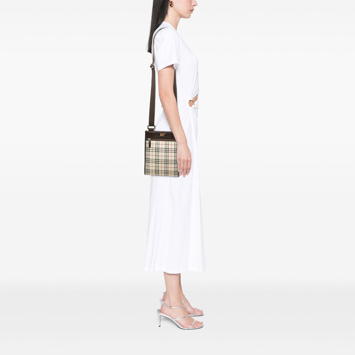 Burberry House Check Canvas Crossbody