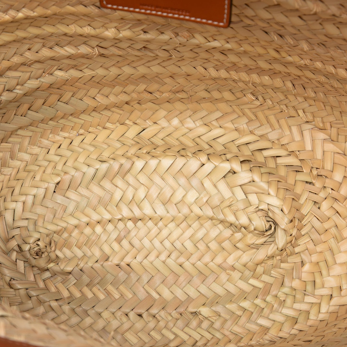Celine Large Raffia Classic Studded Panier Tote