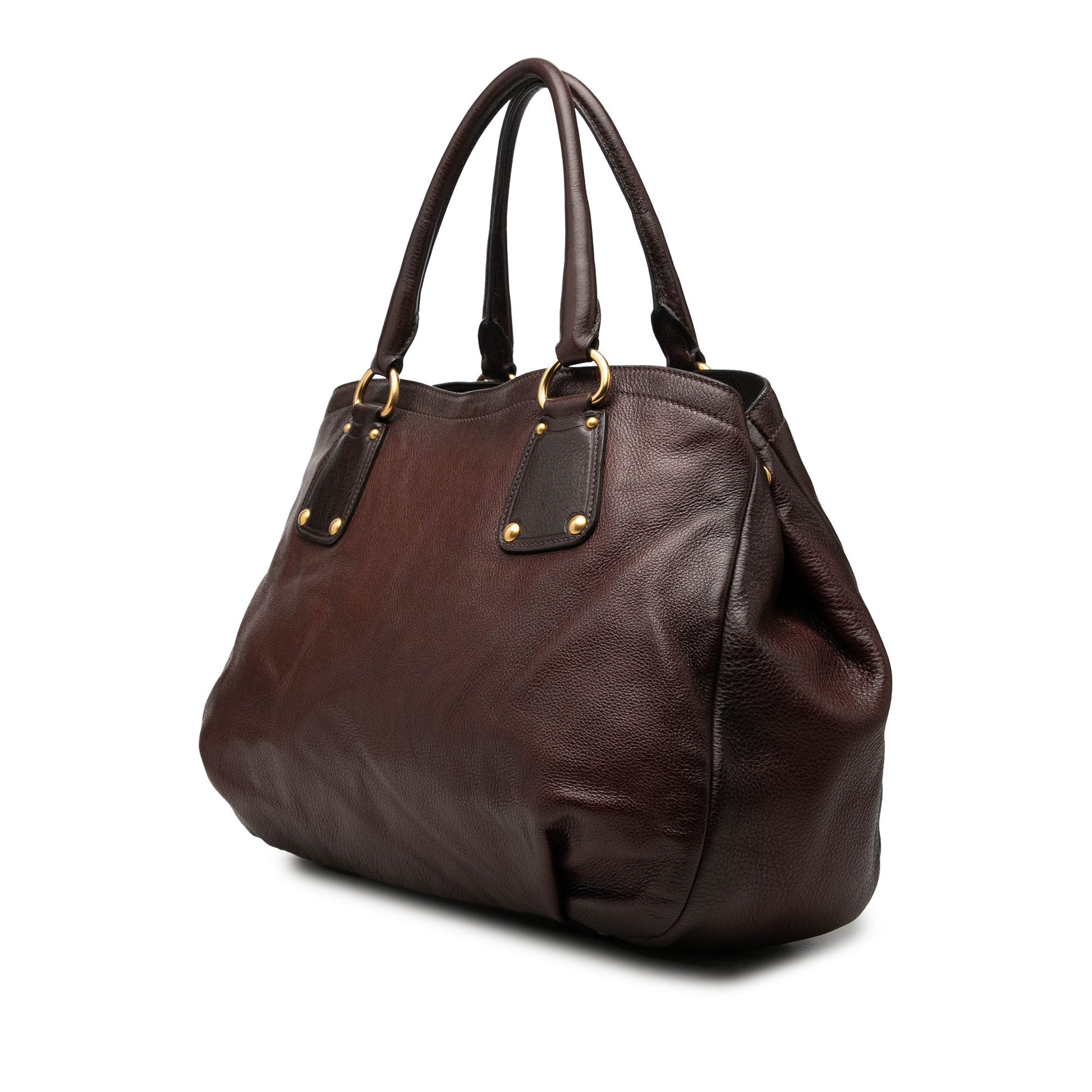 Prada Sfumato Cervo Antik Shopping Tote