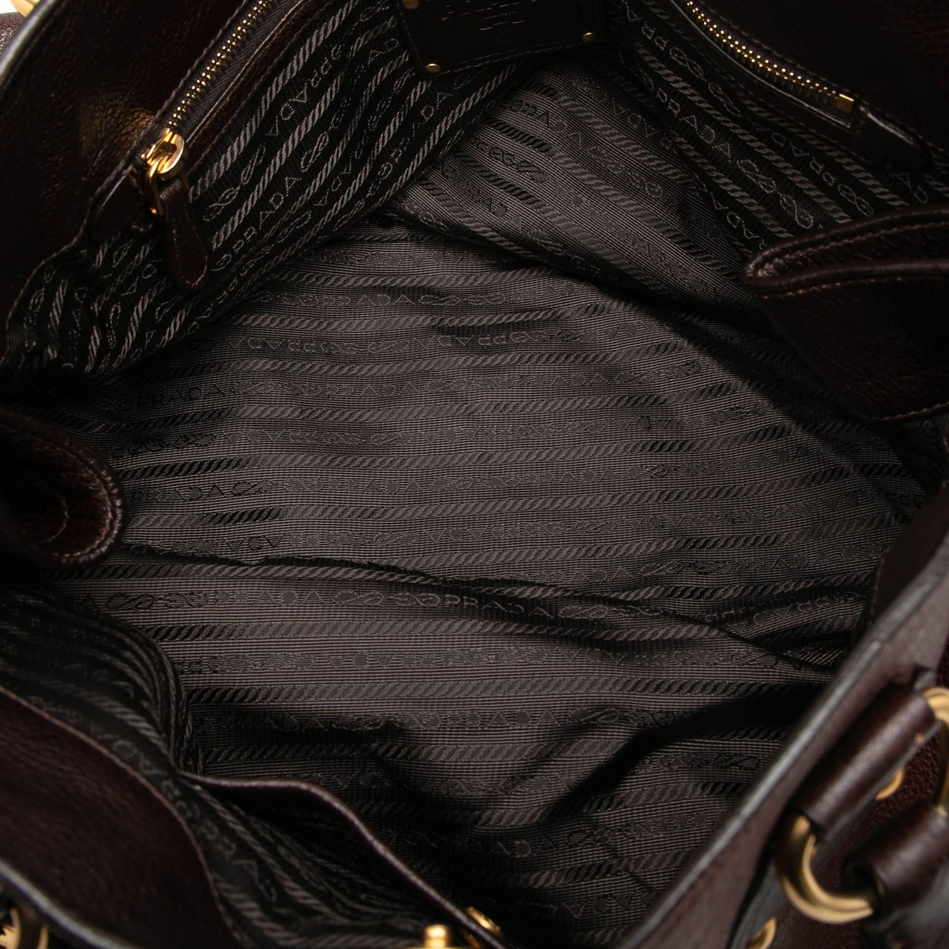 Prada Sfumato Cervo Antik Shopping Tote