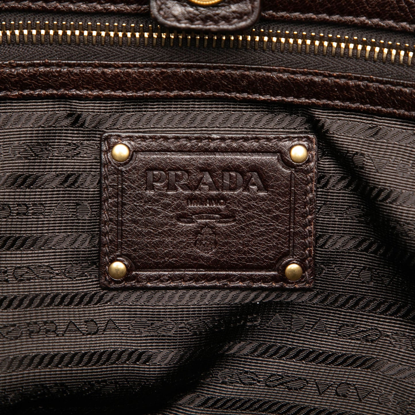 Prada Sfumato Cervo Antik Shopping Tote