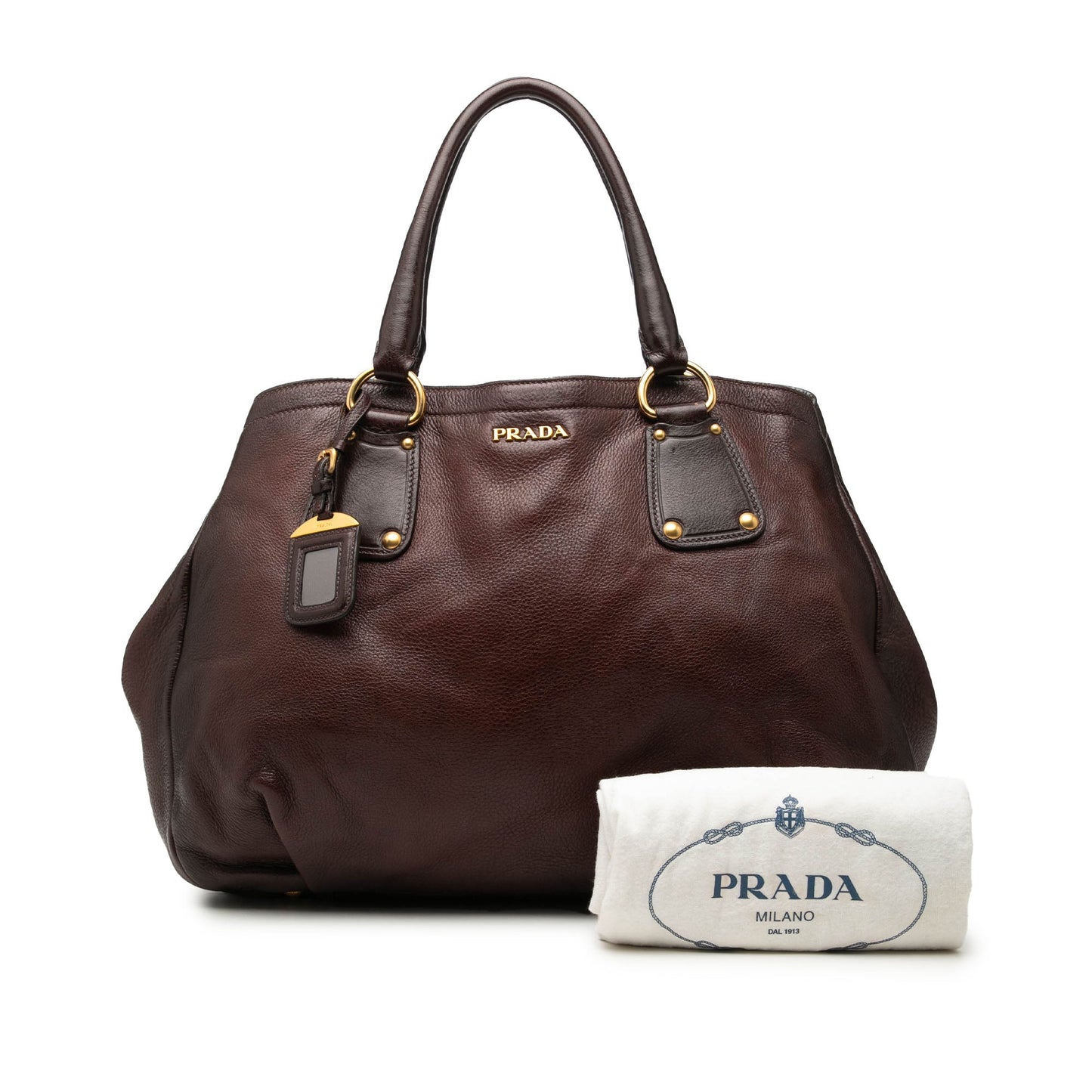 Prada Sfumato Cervo Antik Shopping Tote