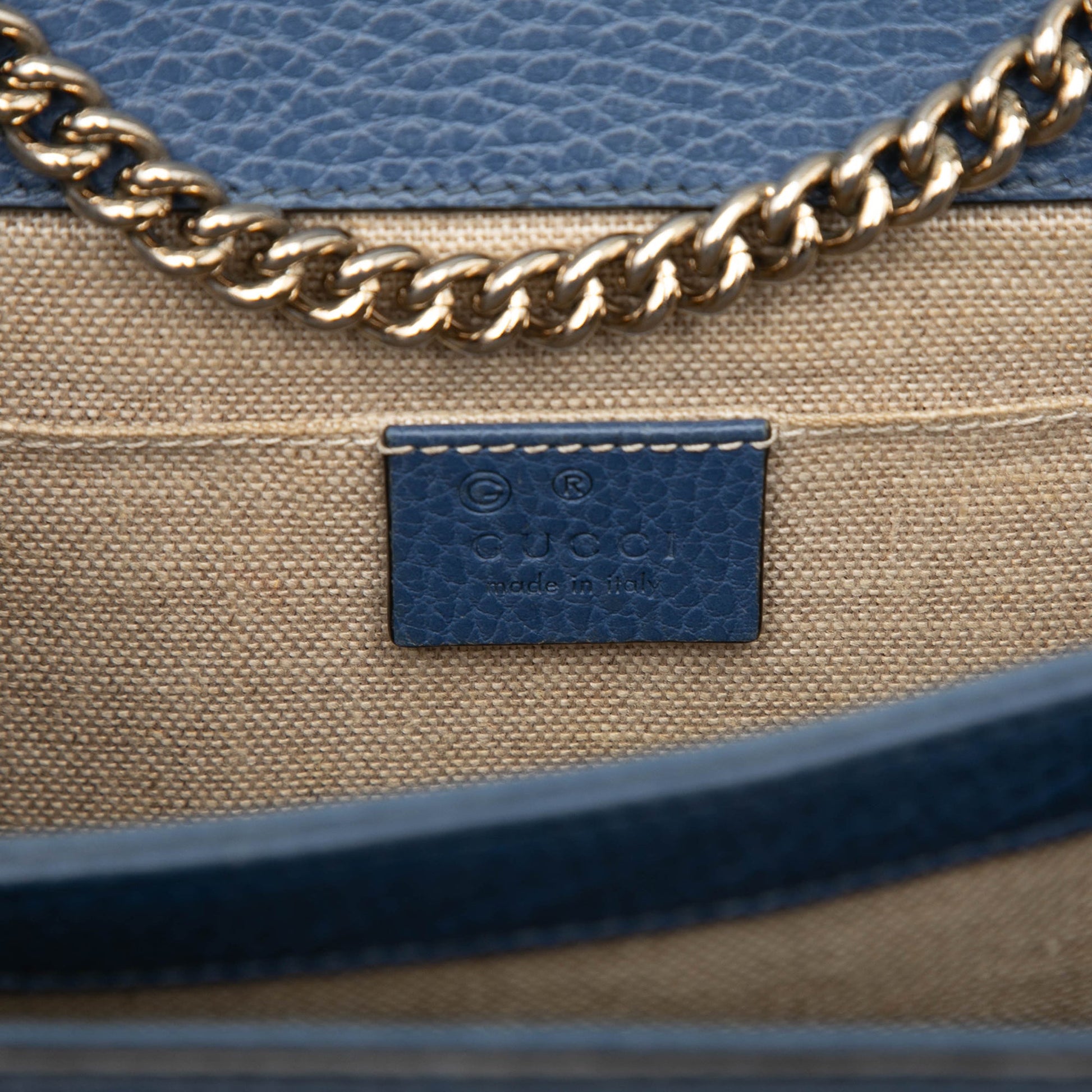 Gucci Small Dollar Calfskin Interlocking G Crossbody
