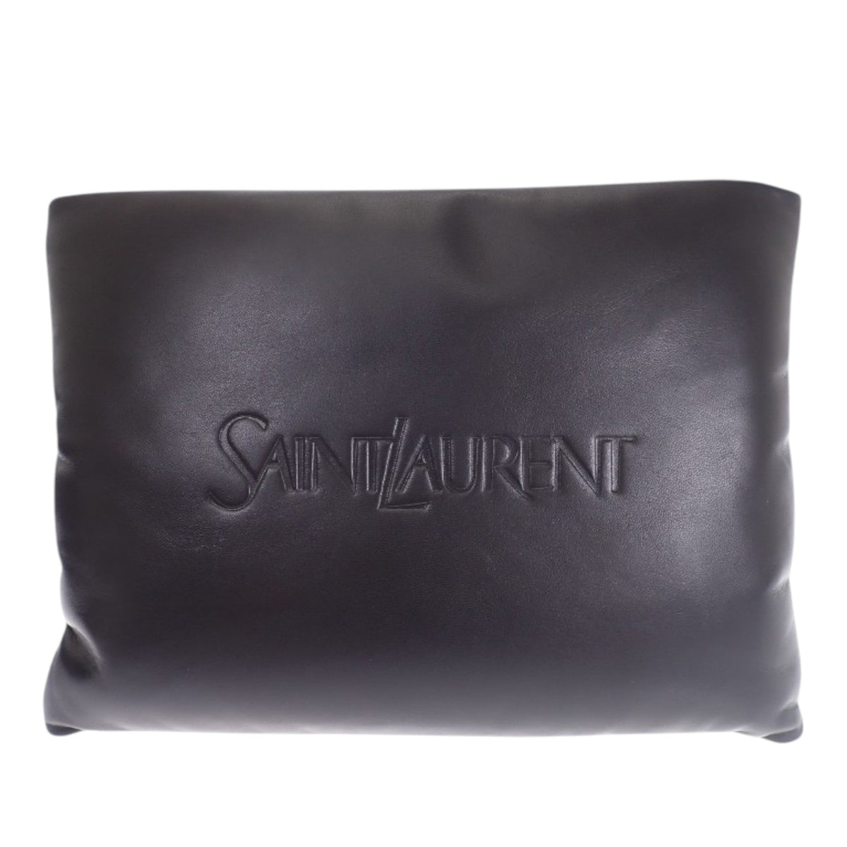 Saint Laurent Large Lambskin Puffy Pouch
