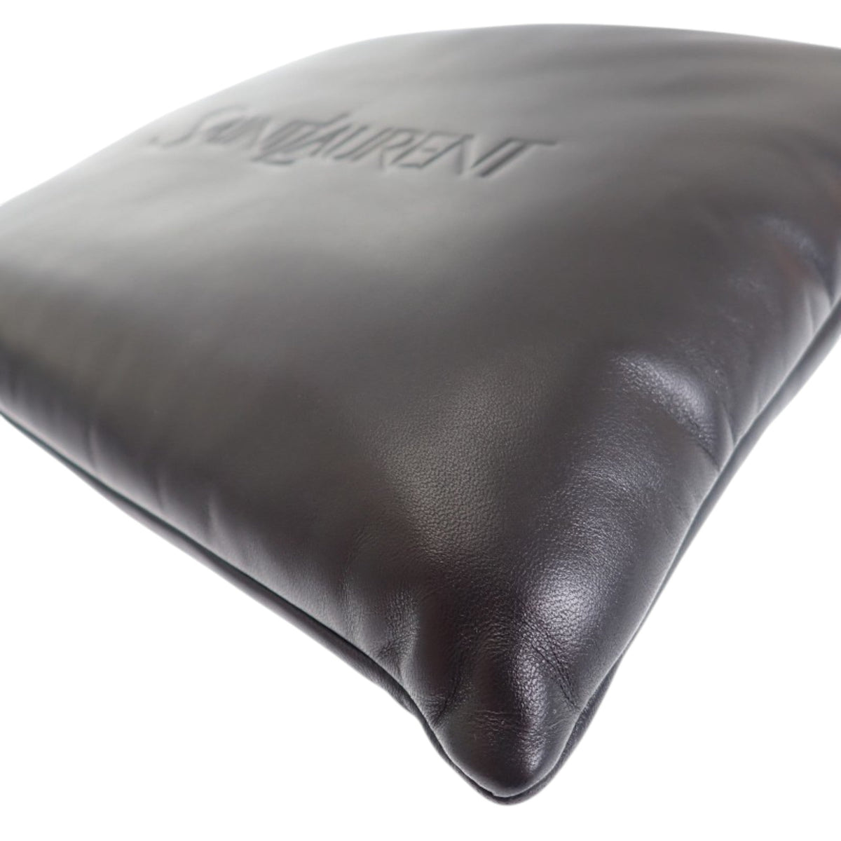 Saint Laurent Large Lambskin Puffy Pouch