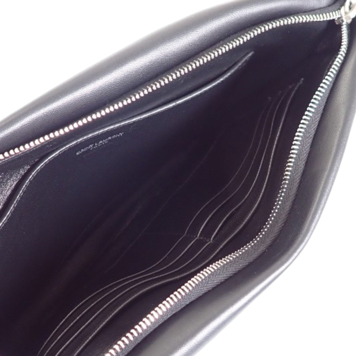 Saint Laurent Large Lambskin Puffy Pouch