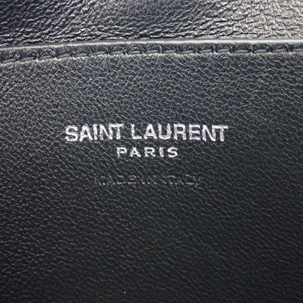 Saint Laurent Large Lambskin Puffy Pouch