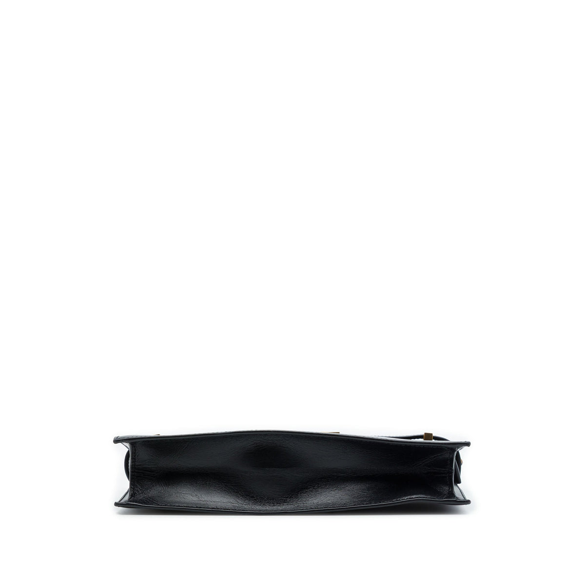 Saint Laurent Smooth Calfskin Manhattan Clutch with Chain