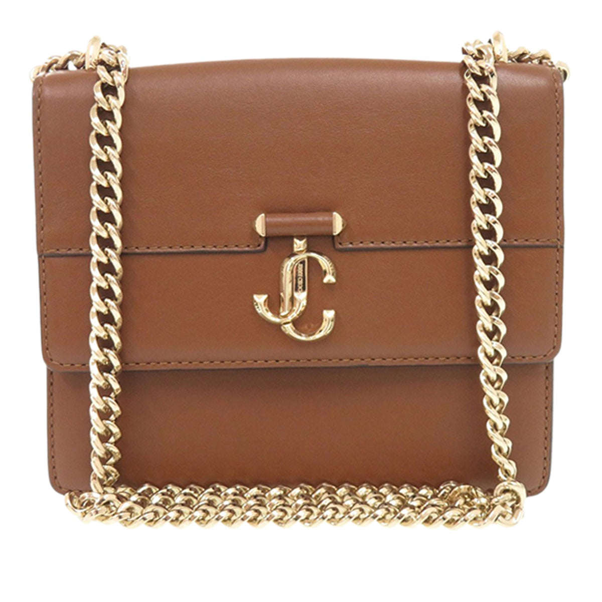 Jimmy Choo Leather Varenne Chain Crossbody